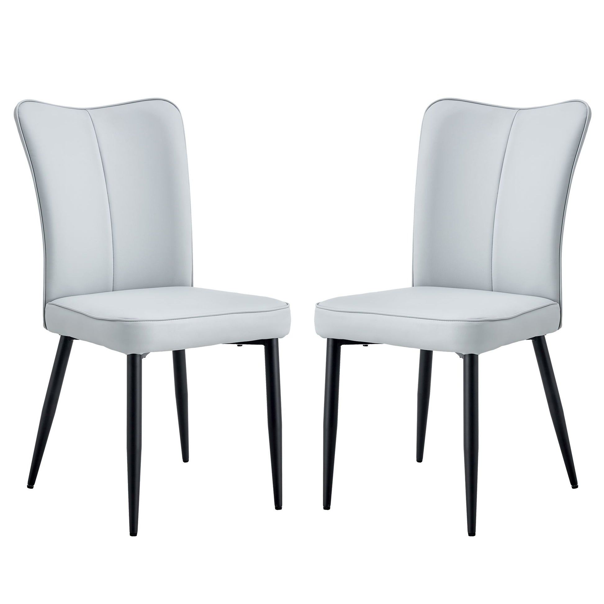Modern Minimalist Dining Chairs (Set of 2) Home Essentials