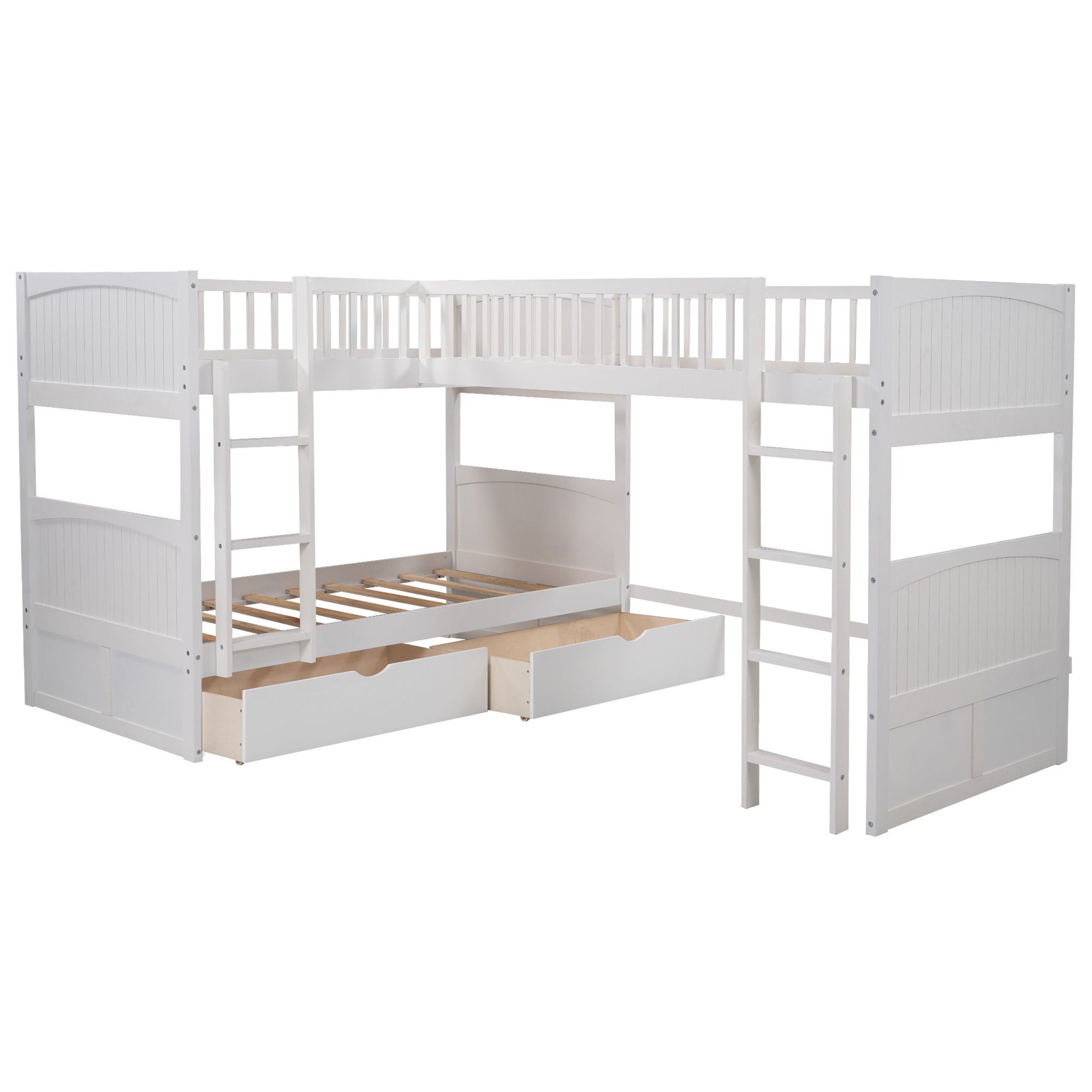 Bunk Bed With Loft And 2 Drawers Hearth and Haven