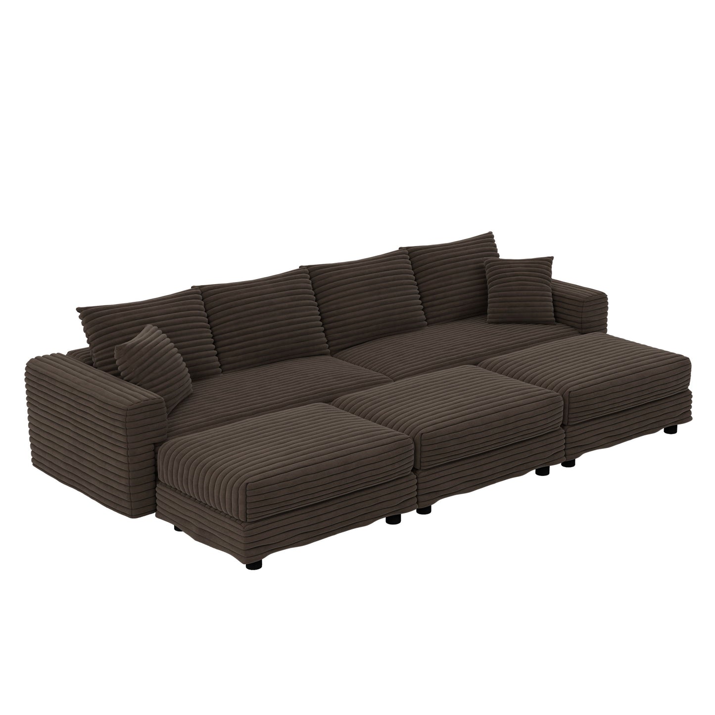 Modern Comfy Upholstered Sofa Cloud Couch & Deep Seat Couches Home Essentials