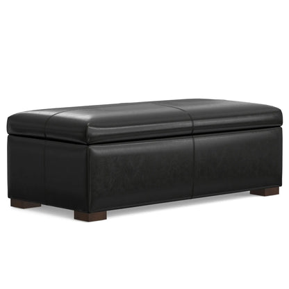 Gabbie - Coffee Table Upholstered Storage Ottoman Simpli-Home