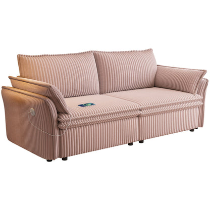 2 In 1 Convertible Sofa Bed, Multi Functional Living Room Furniture Home Essentials