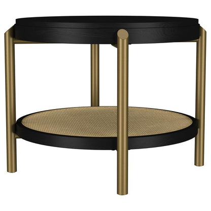 Arini - Round End Side Table With Storage Shelf Coaster Fine Furniture