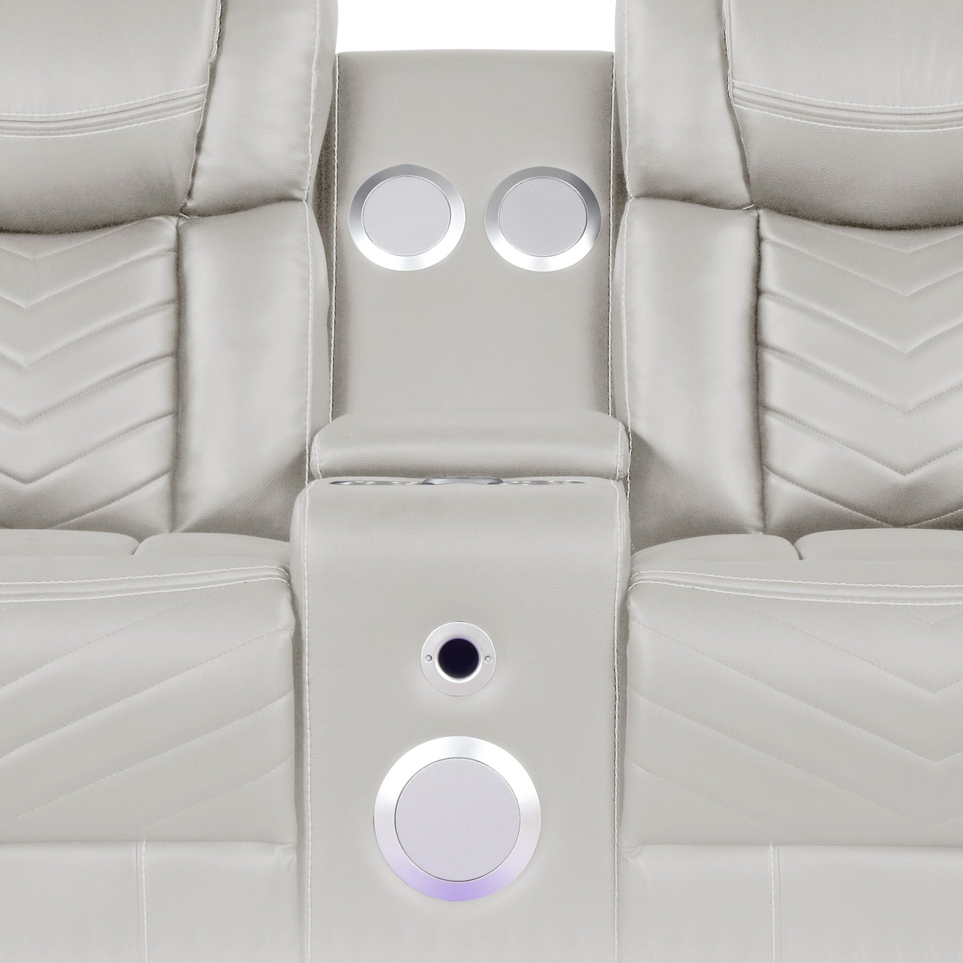 Challenger - LED Power Recliner Loveseat Matrix Furniture Group