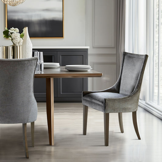 Ultra - Dining Side Chair (Set of 2) - Dark Gray Madison Park Signature