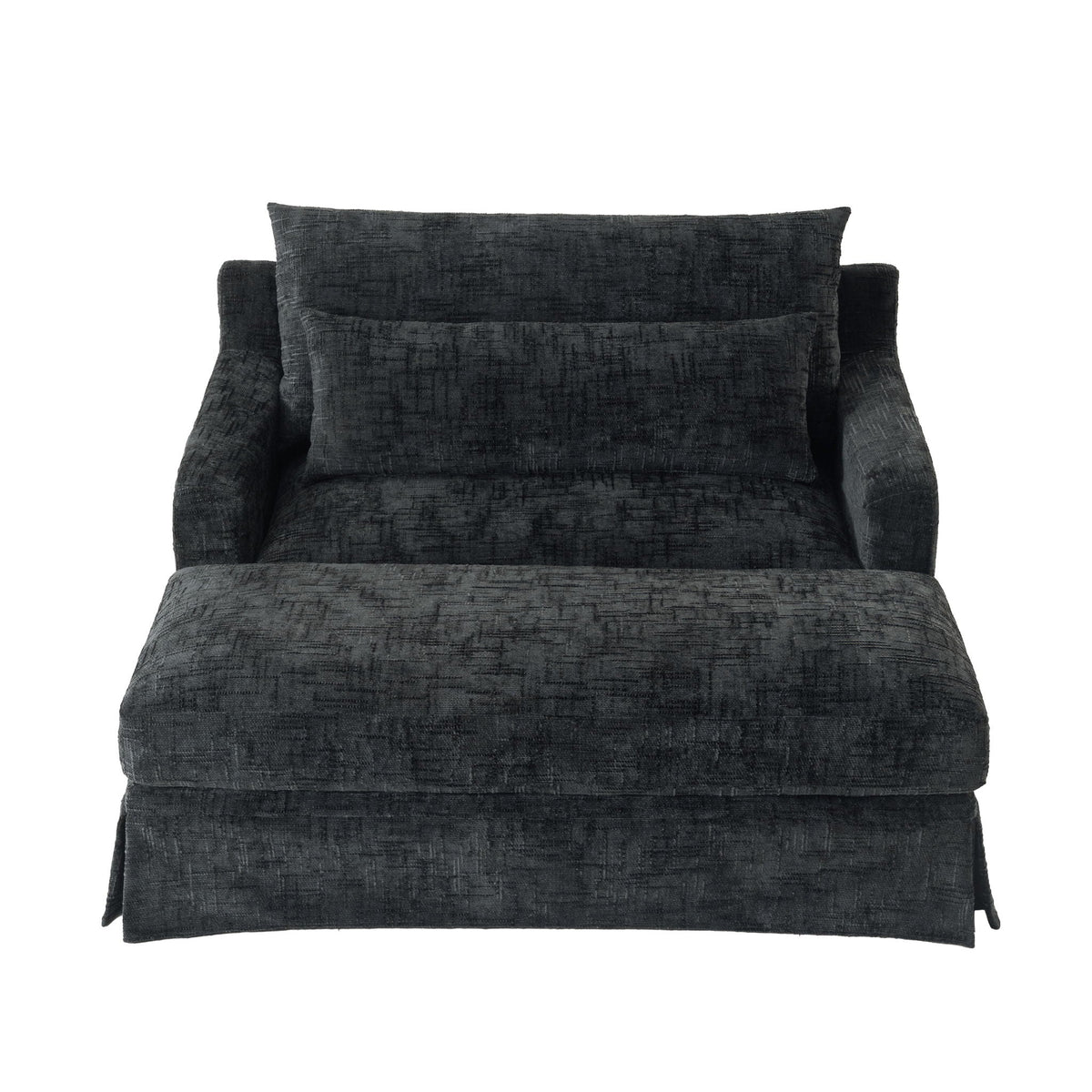 Sofa Bed Loveseat With Textured Surface And 2 Cushions Hearth and Haven