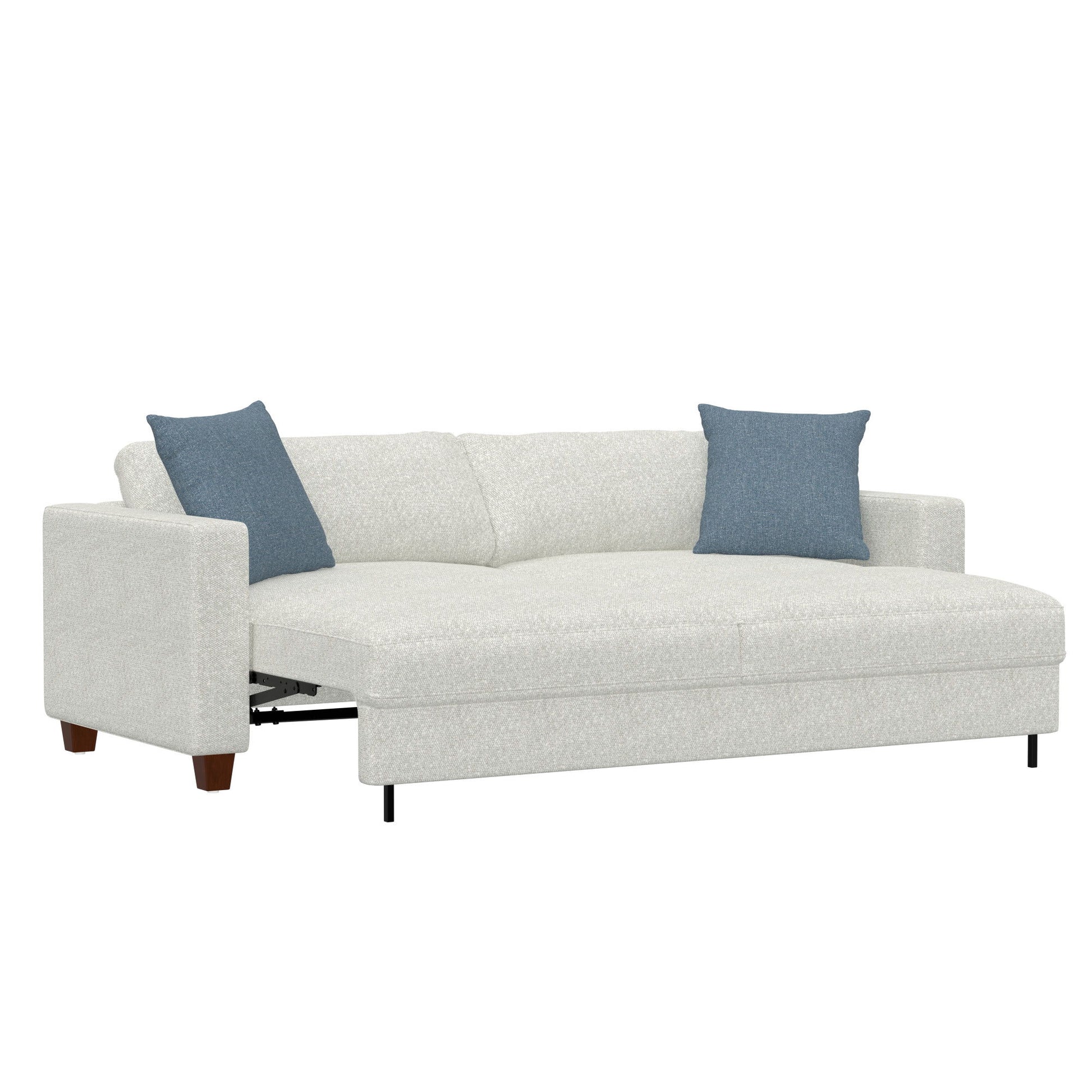 Pop Up Sleeper Sofa For Living Spaces - White Emerald Home