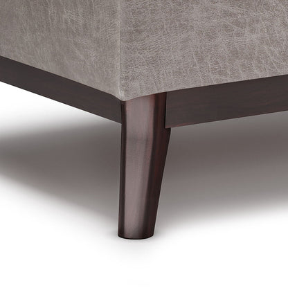 Owen - Tray Top Small Coffee Table Upholstered Storage Ottoman Simpli-Home