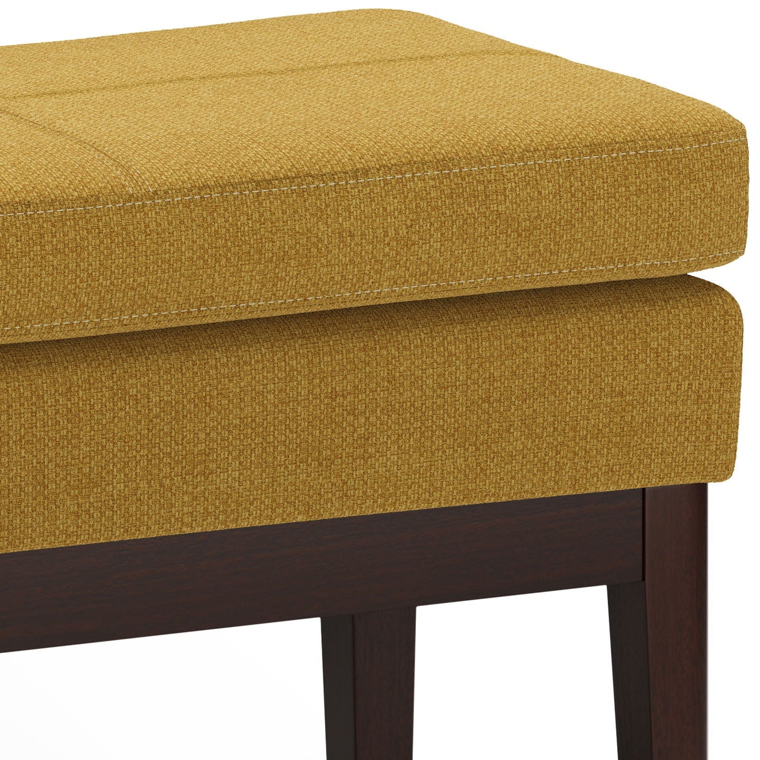 Carlson - Ottoman Bench, Mid Century Design Simpli-Home