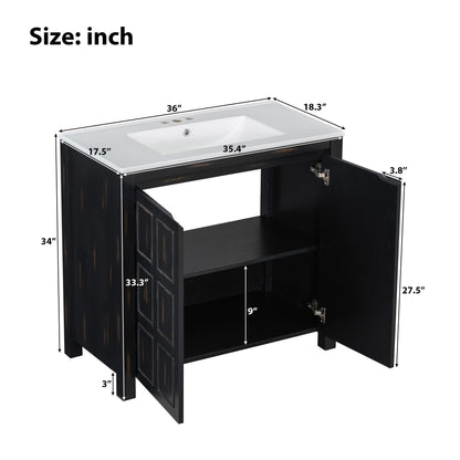 Bathroom Vanity Organizer With Sink, Combo Cabinet Set, Bathroom Storage Cabinet Hearth and Haven
