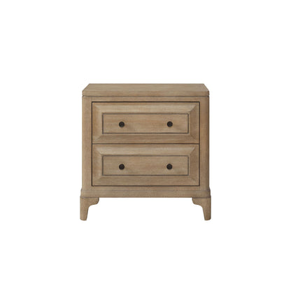 2 Drawer Nightstand - Sand Bernards Furniture