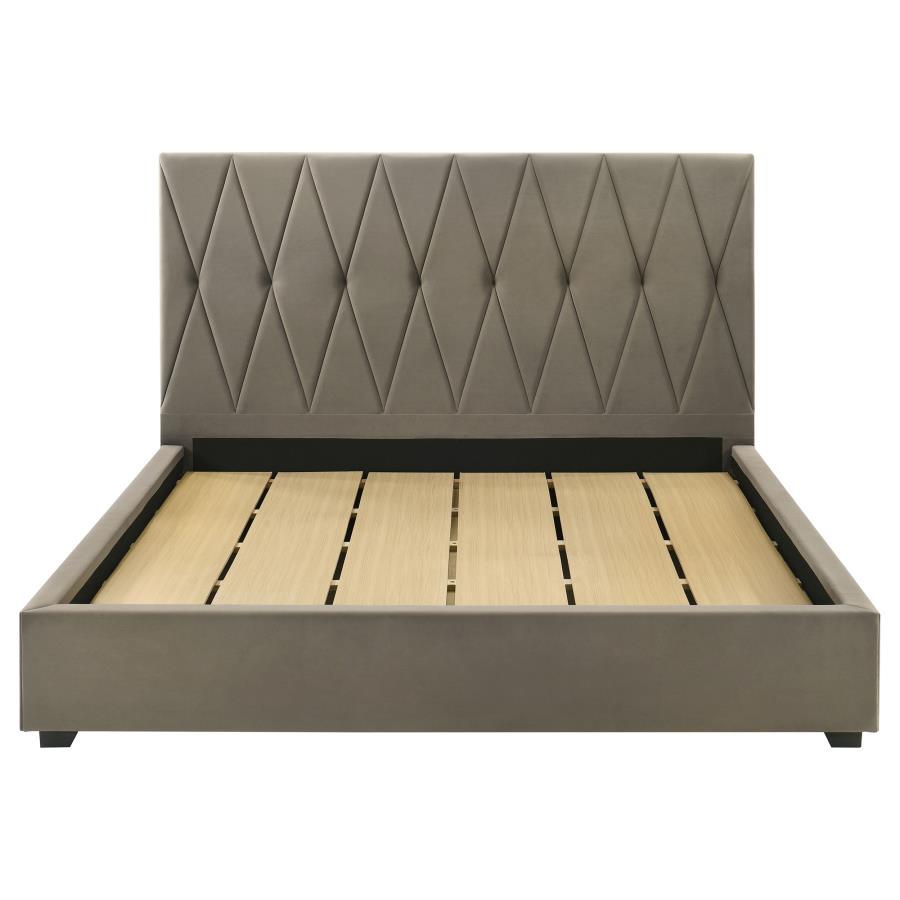 Delsea - Upholstered Platform Bed Coaster Fine Furniture