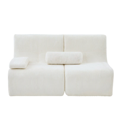 Modern Sectional Loveseat With Ergonomic Design Hearth and Haven
