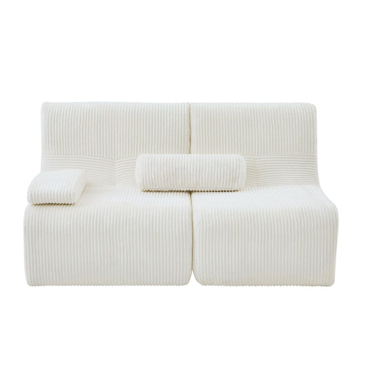 Modern Sectional Loveseat With Ergonomic Design Hearth and Haven
