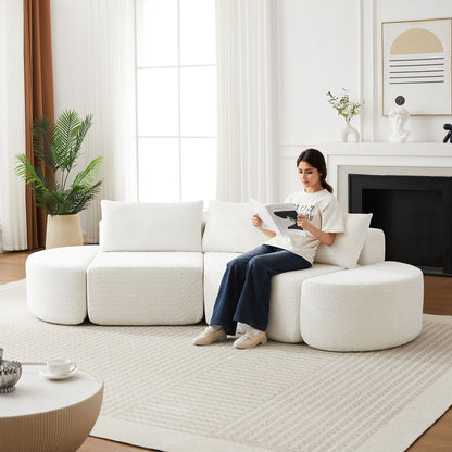 V - Shaped Modular Sofa Set With 3 Pillow Home Essentials