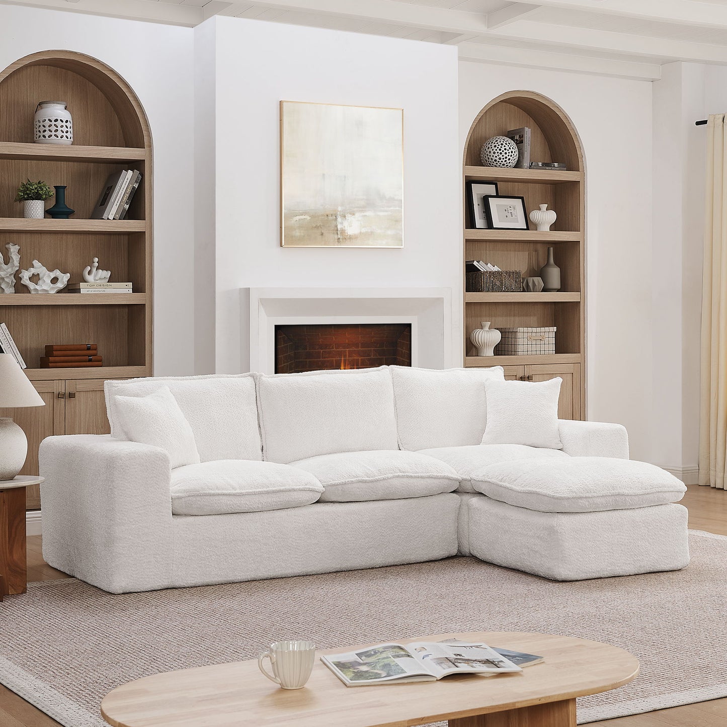 Sectional Sofa With Moveable Ottoman Home Essentials