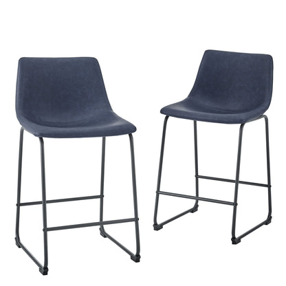 Industrial Counter Stools (Set of 2) Walker Edison