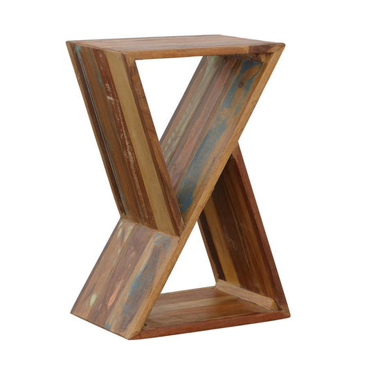 Lily - Solid Reclaimed Wood Accent Side Table - Natural CoasterEveryday
