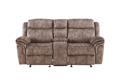 Zubaida - Two Tone Velvet 3 Piece Recliner Living Room Set Acme