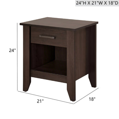 Roller Drawer Glides Nightstand Glory Furniture