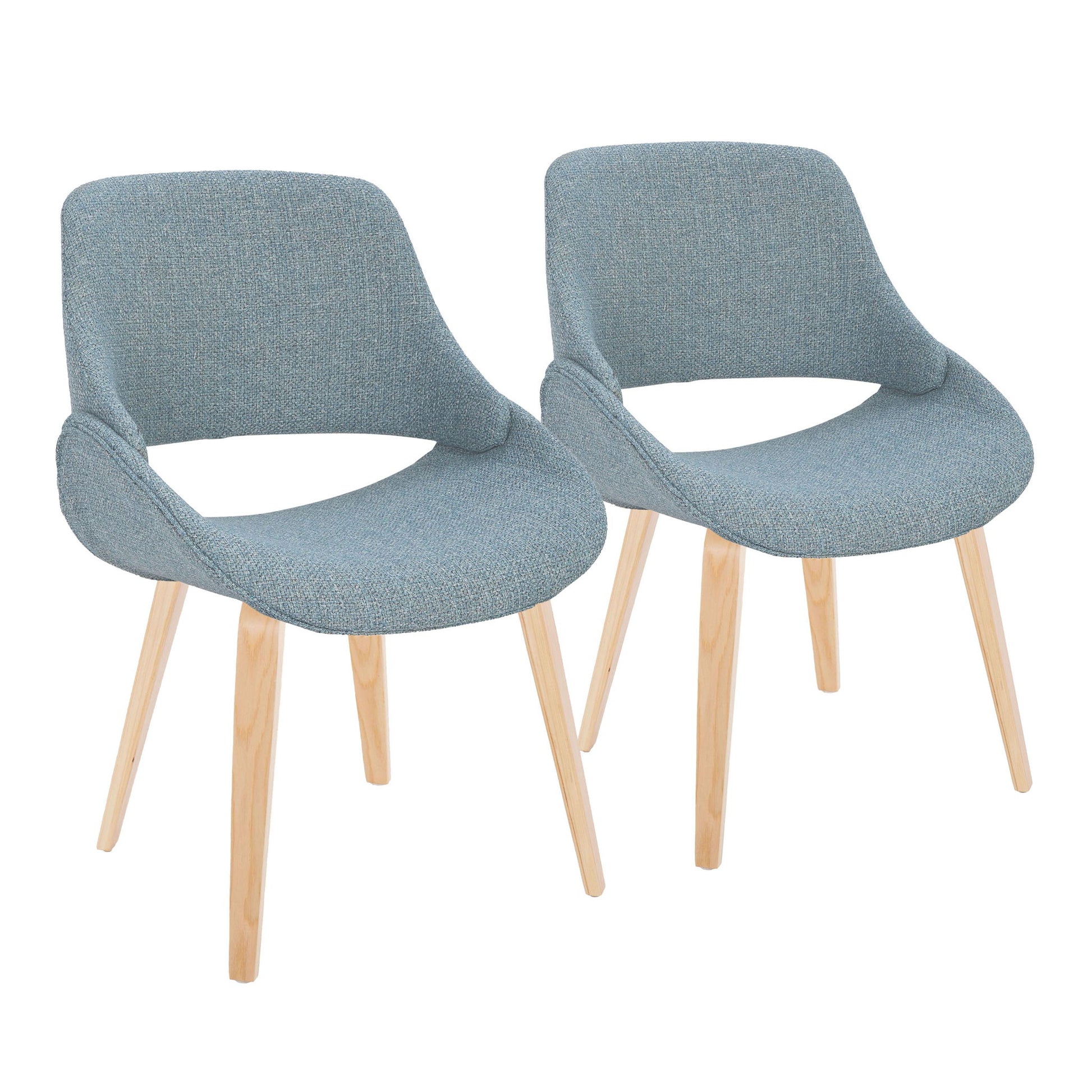 Fabrico - Mid-Century Modern Style Dining Chair (Set of 2) Lumi Source
