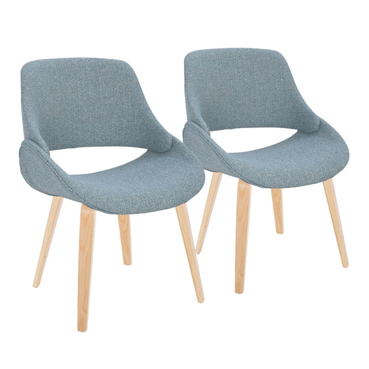 Fabrico - Mid-Century Modern Style Dining Chair (Set of 2) Lumi Source