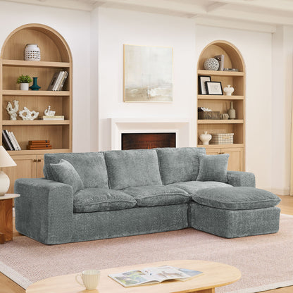 Sectional Sofa With Moveable Ottoman Home Essentials