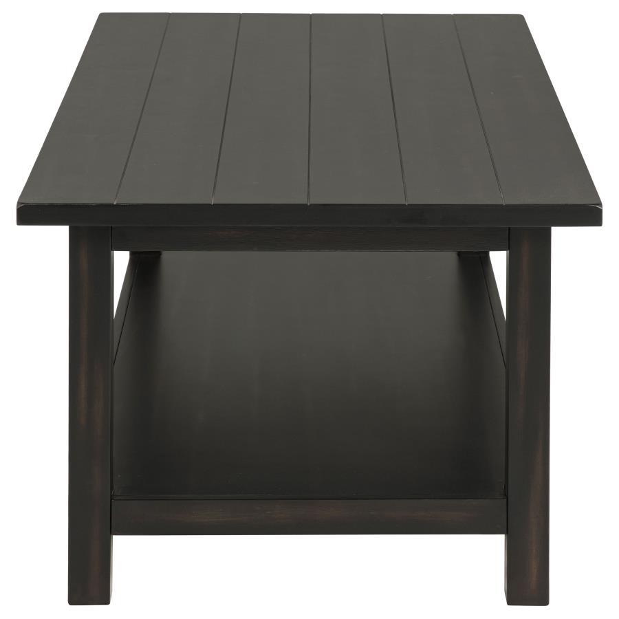 Payne - Wood Coffee Table with Shelf Coaster Fine Furniture