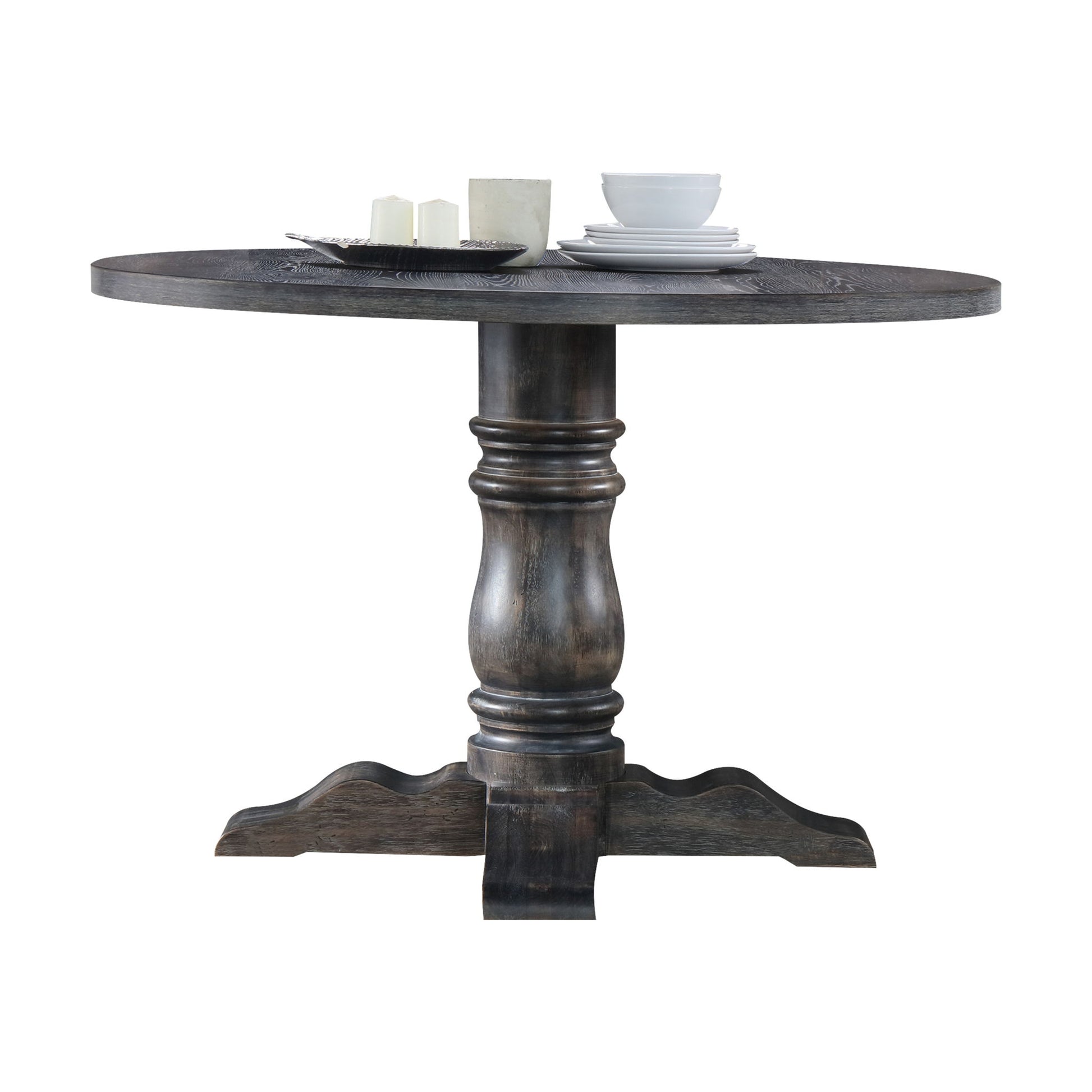 Leventis - Weathered Dining Table - Gray Acme