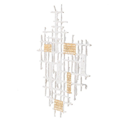 Wall Decor - White / Gold Daily Nest