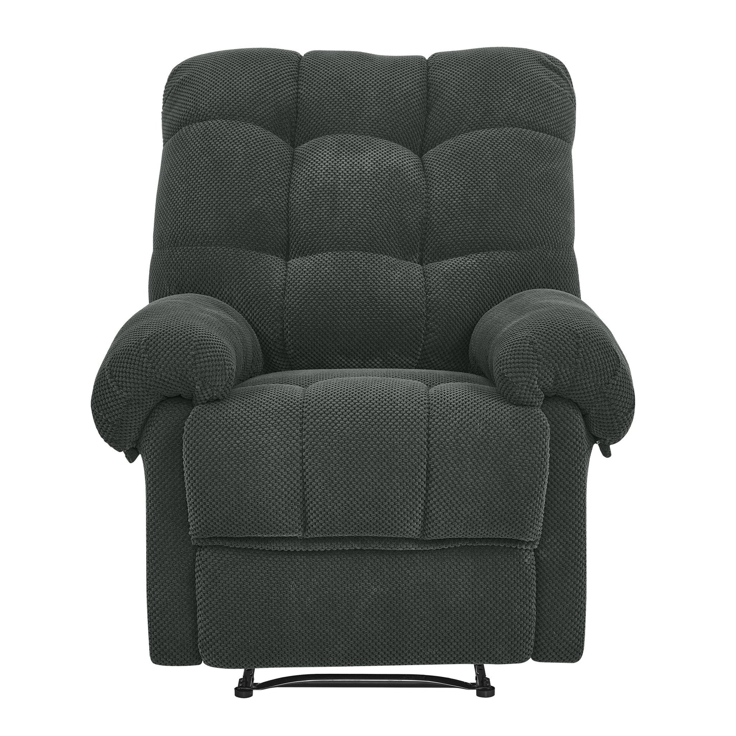 Manual Recliner, Padded Footrest Home Essentials
