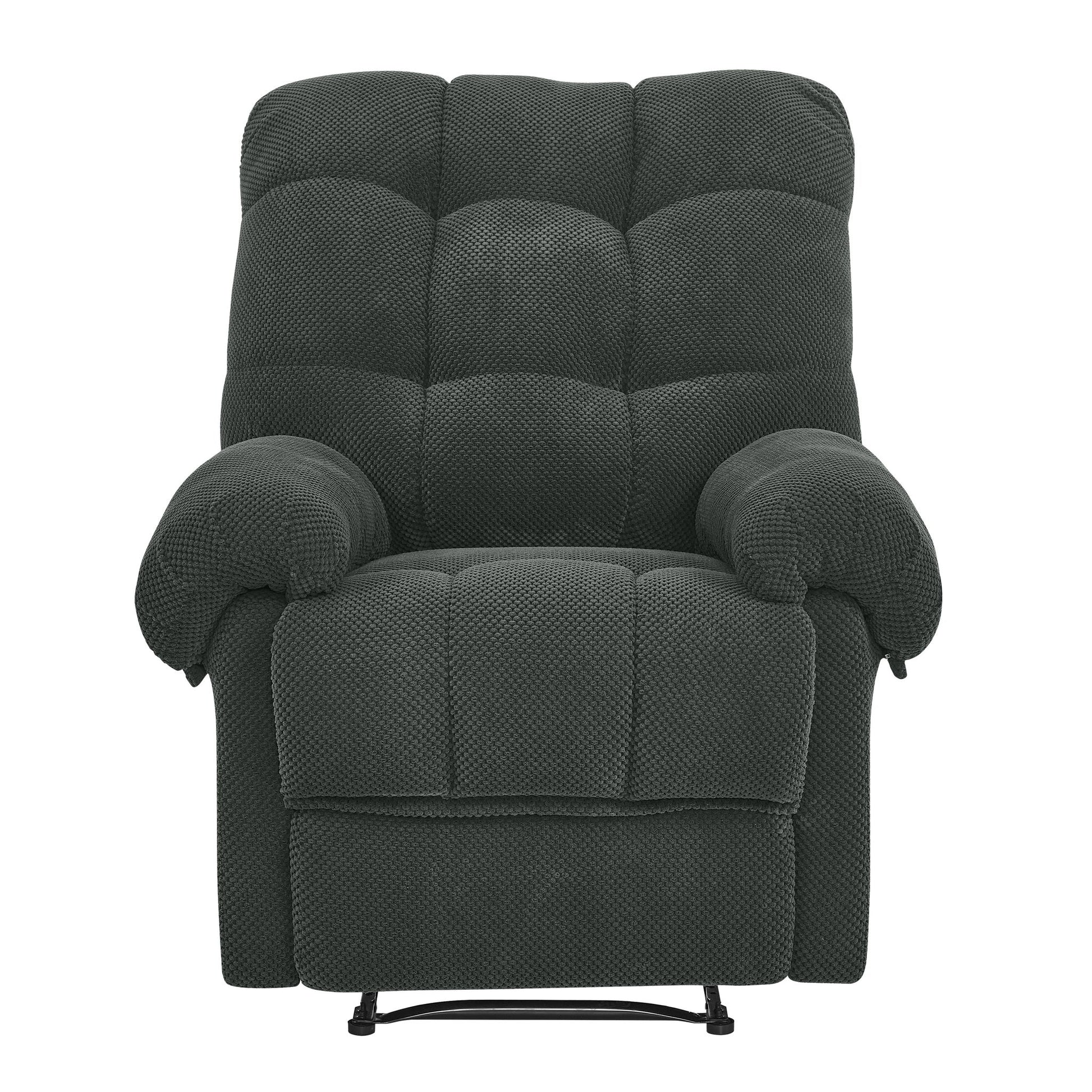Manual Recliner, Padded Footrest Home Essentials
