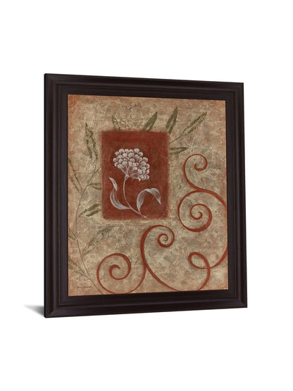 Terra Scrolls - 28" x 34" Framed Wall Art Classy Art