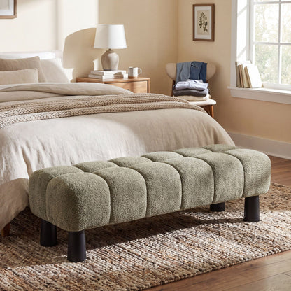 Luxury Upholstered Bench Ottoman Noble House