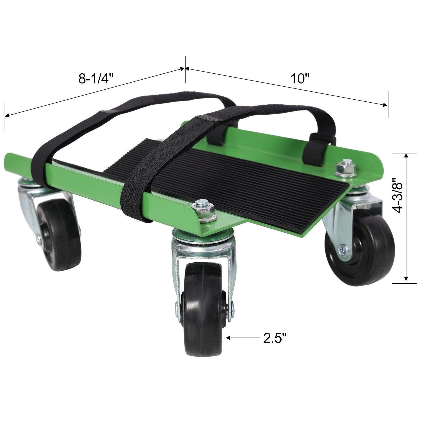 Heavy Duty Snowmobile Dolly With V Slide And Swivel Casters Steel, 1500Lbs Capacity Daily Nest