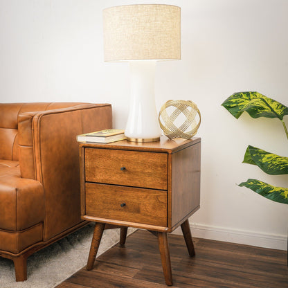 Cascade - Lamp Base Table Lamp - Beige / Gold / White Ashcroft Furniture