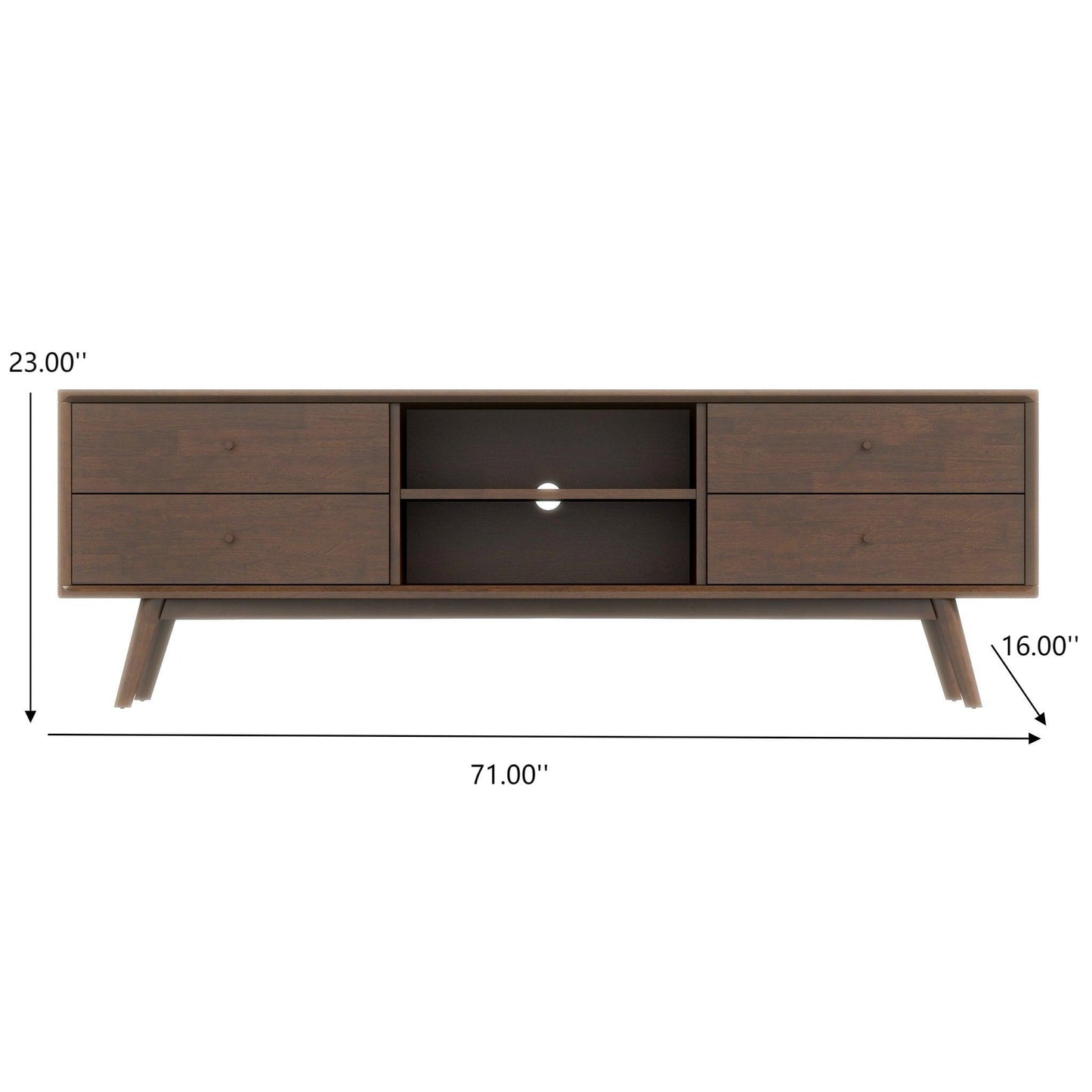 Caroline - Modern TV Stand Up To 72" Ashcroft Furniture