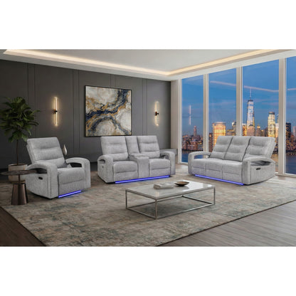 Isolde - Power Reclining Set With LED Lighting Global Furniture USA