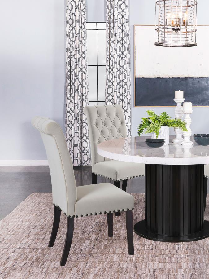 Alana - Upholstered Dining Side Chair (Set of 2) CoasterElevations