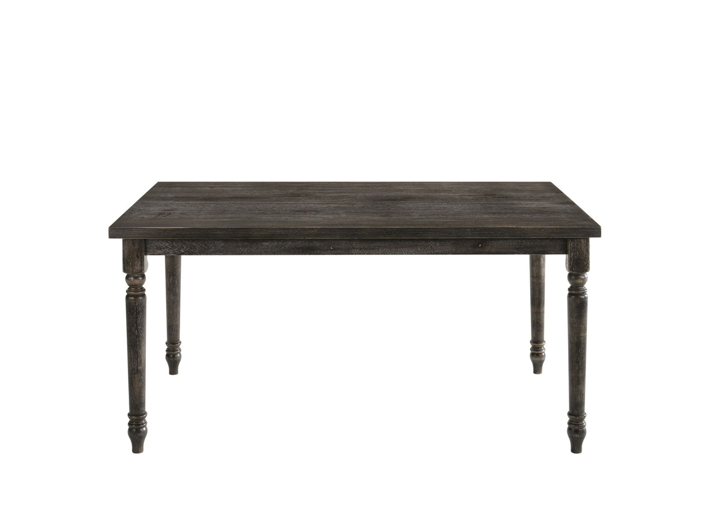Claudia II - Weathered 7 Pieces Dining Room Set - Gray Acme