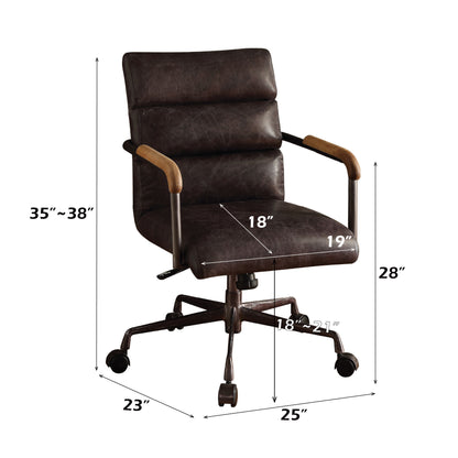 Harith - Retro Top Grain Office Chair Acme