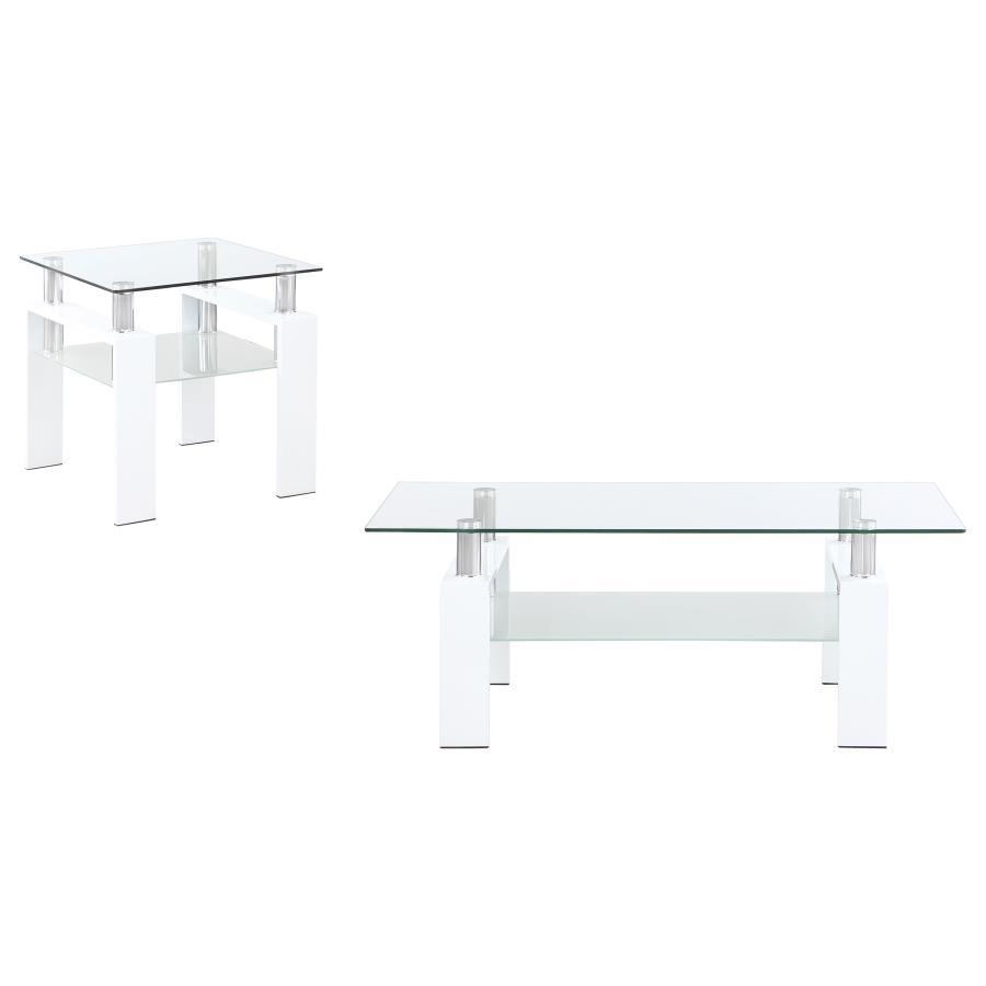 Dyer - Rectangular Coffee Table Set Coaster Fine Furniture