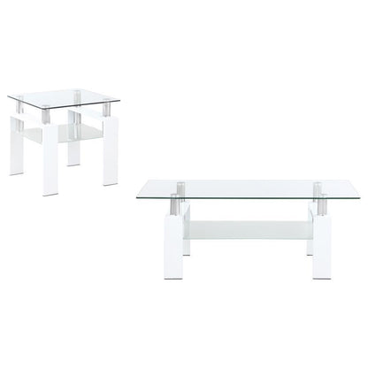 Dyer - Rectangular Coffee Table Set Coaster Fine Furniture