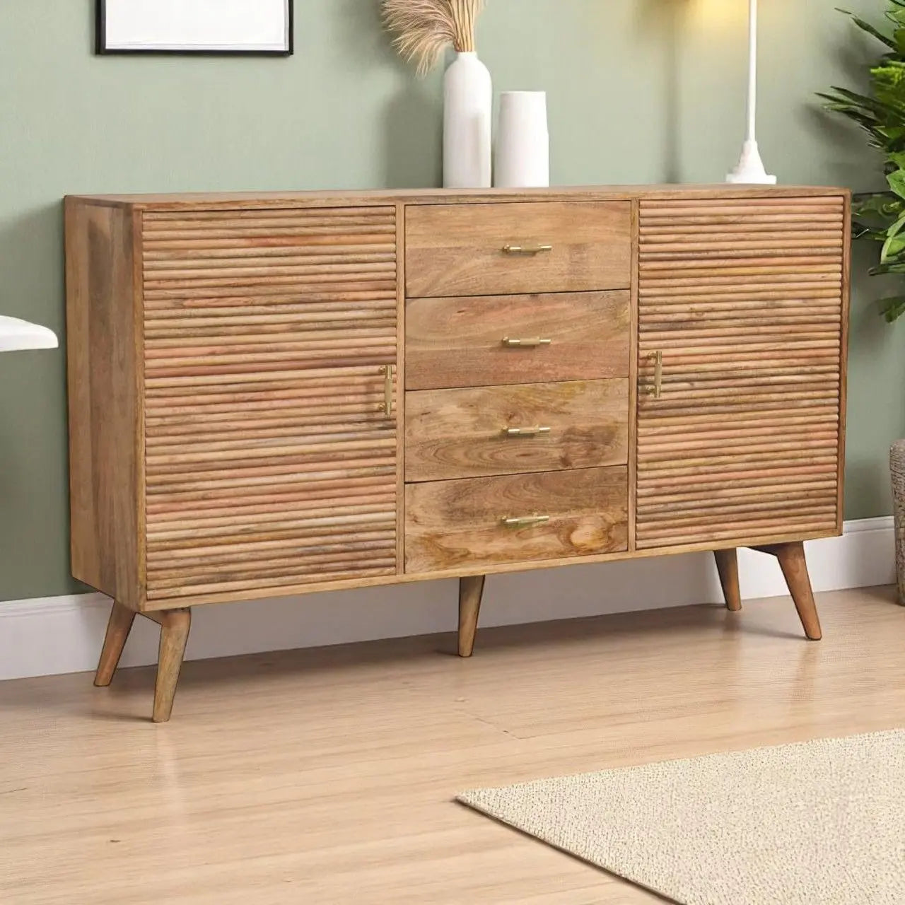 Soba - T Bar Large Chest - Oak Artisan Furniture