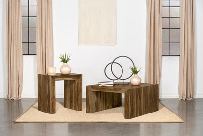 Odilia - Solid Wood Coffee And End Table Set Coaster Fine Furniture