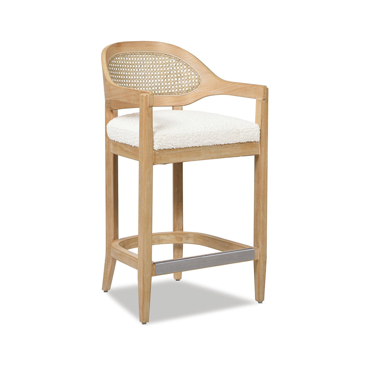 Americana - Mid-Century Modern Cane Back Counter Stool Jennifer Taylor Home