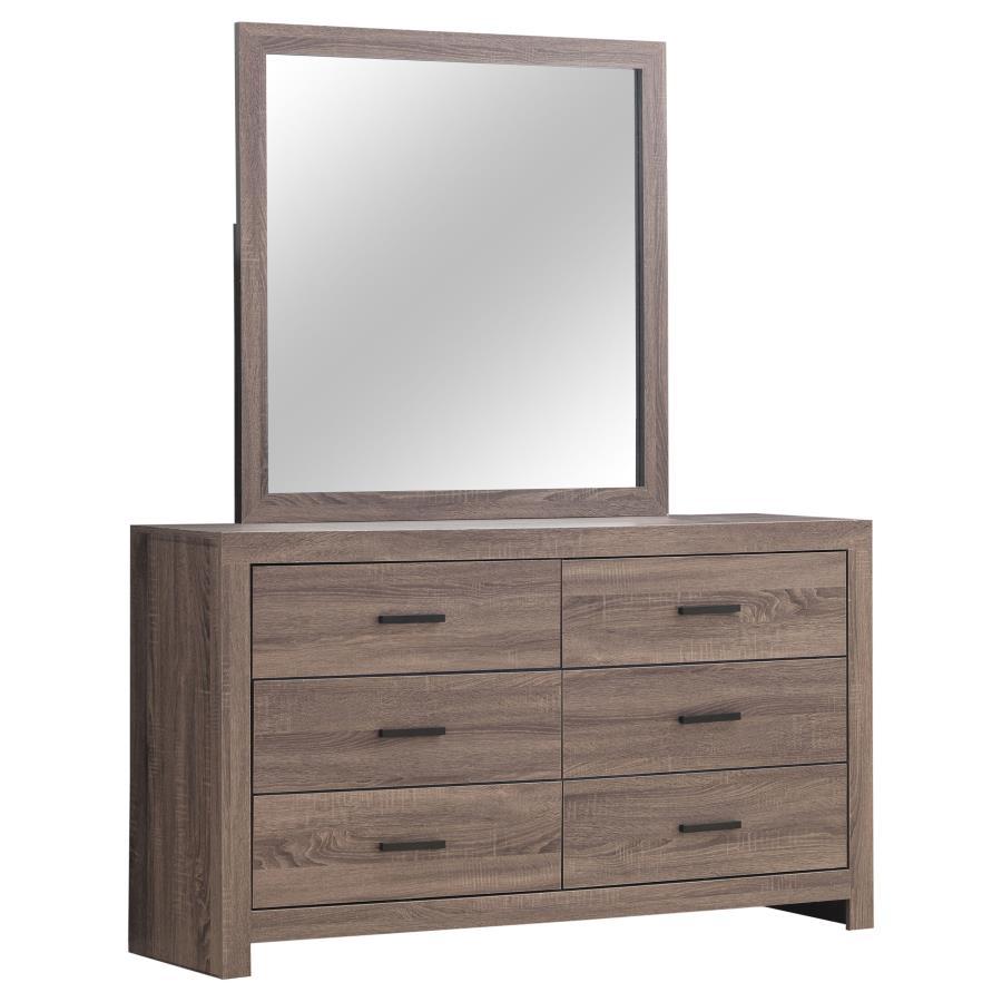 Brantford - 6-Drawer Dresser With Mirror CoasterEveryday