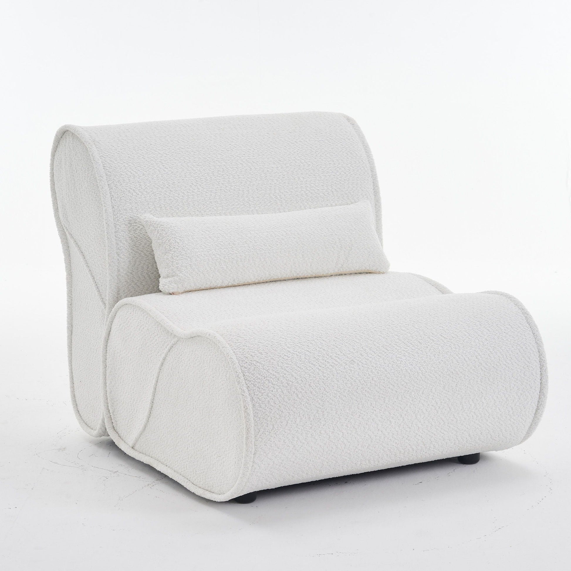 Soft Pellet Velvet Recliner, Comfortable Lounge Chair With Waist Pack Padding, Modern Design, Ideal For Living Room Home Essentials