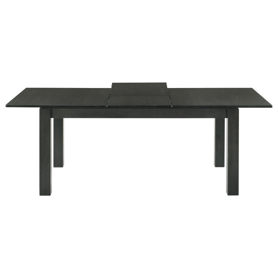 Jakob - Rectangular Extension Leaf Dining Table - Black