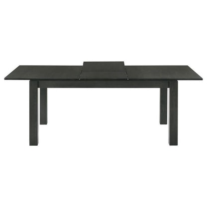 Jakob - Rectangular Extension Leaf Dining Table - Black