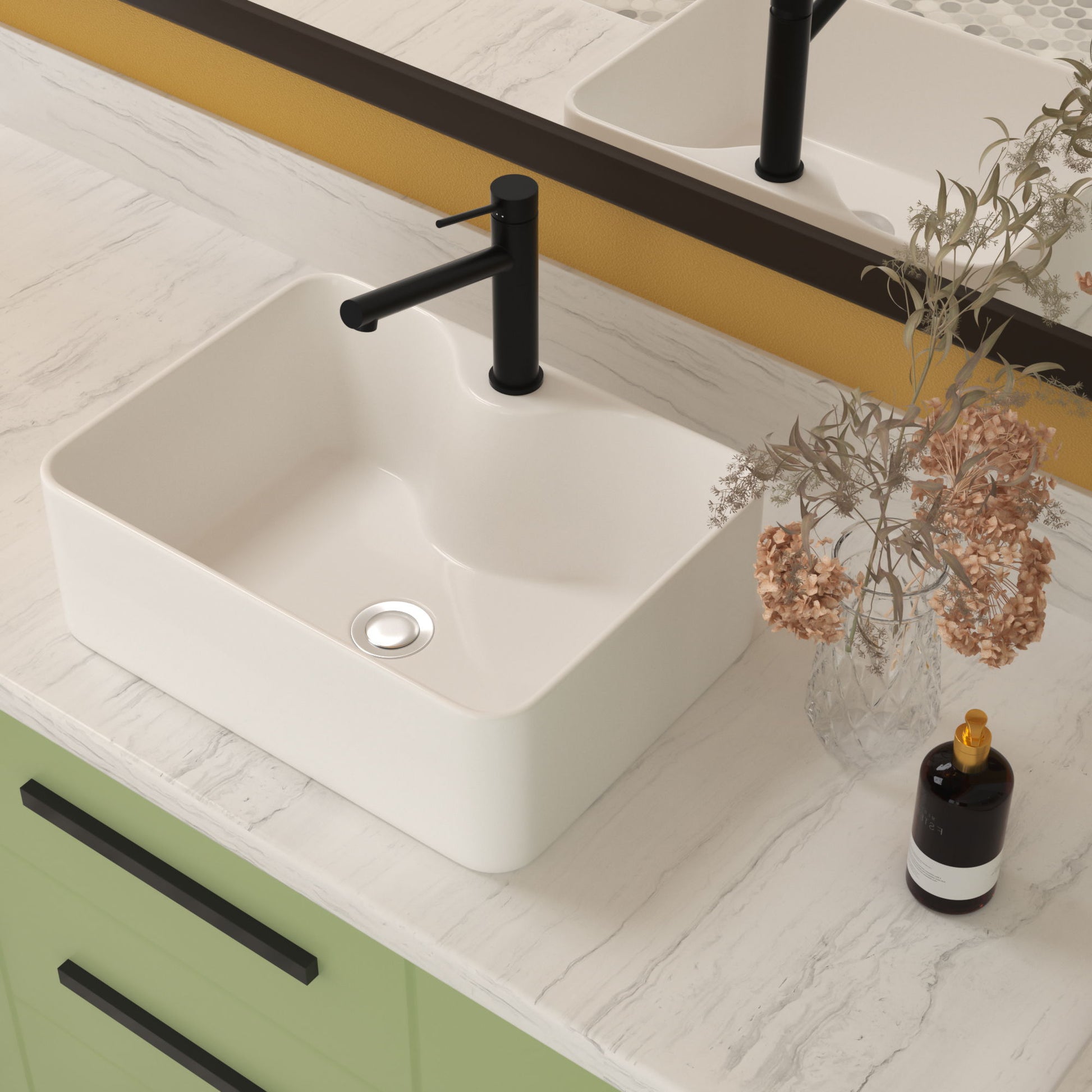 Modern Ceramic Rectangular Vessel Bathroom Sink With Sleek Design Daily Nest